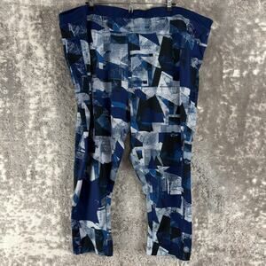 Full Beauty Sport Plus Sz 30/32 Ankle Abstract Geometric Legging Pants